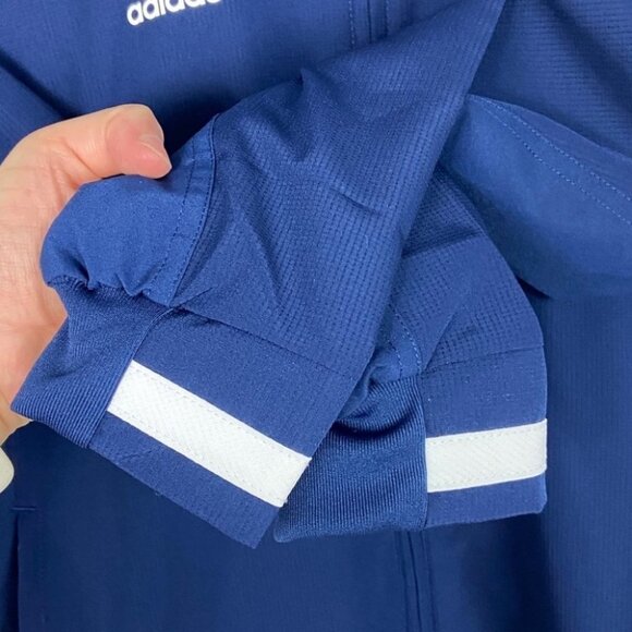 Adidas Team 19 Woven Jacket Royal Blue White Youth Size 11/12 Track Coat NEW - Picture 7 of 12